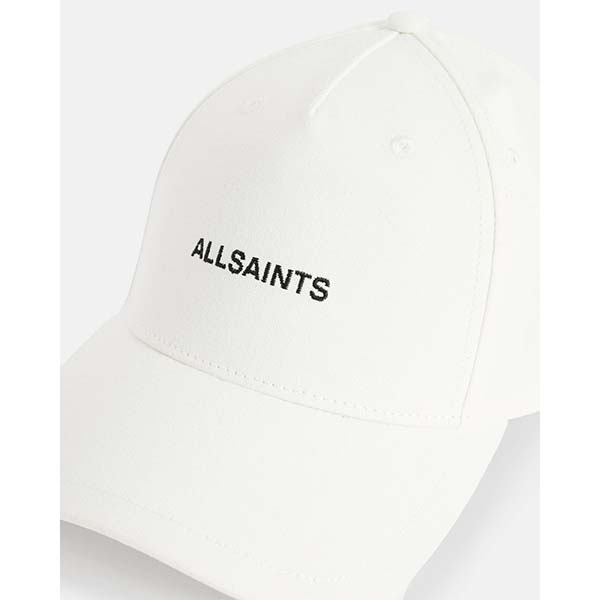 Allsaints Australia Womens London Baseball Cap White/Black AU09-936